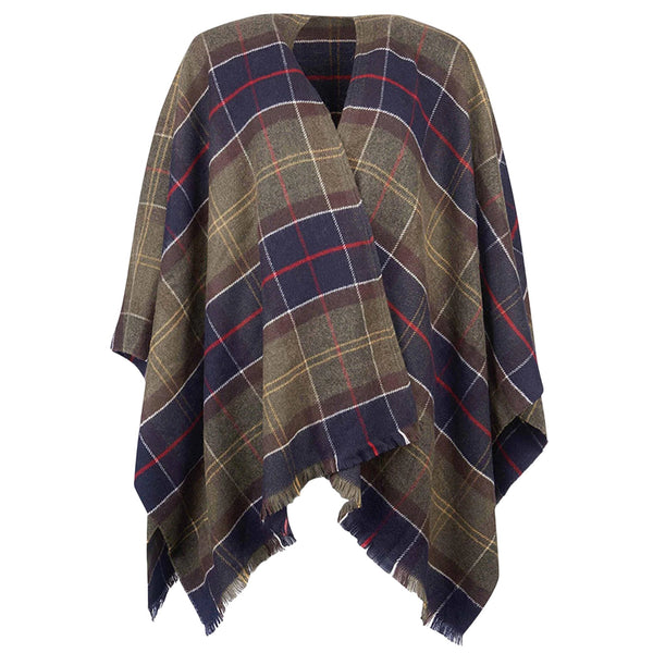 BARBOUR Poncho Poncho Donna Staffin tartan Oversize UNI - Francavilla Moda