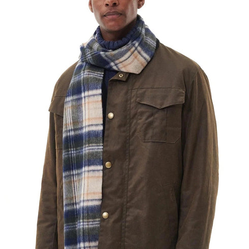 Barbour Sciarpa Sciarpa Uomo tartan con frange UNI - Francavilla Moda