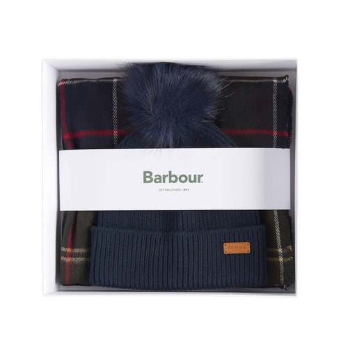 BARBOUR Gift box Set Cappello Dover e Sciarpa Hailes Donna UNI A26-BARBOURLGS0054-TN11-UNI - Francavilla Moda