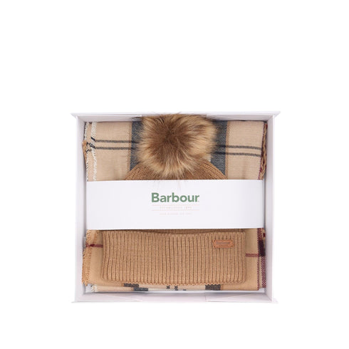 BARBOUR Gift box Set Cappello Dover e Sciarpa Hailes Donna UNI - Francavilla Moda