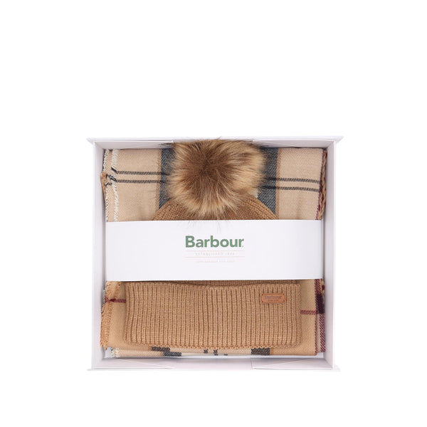 BARBOUR Gift box Set Cappello Dover e Sciarpa Hailes Donna UNI - Francavilla Moda
