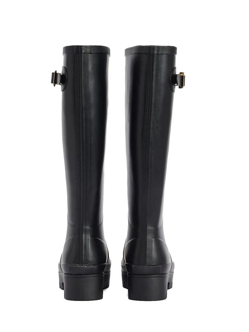 Barbour Stivale Stivale Donna Snowdon in gomma Nero - Francavilla Moda