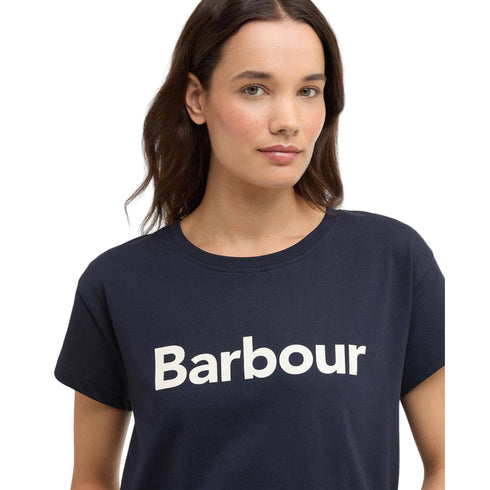 Barbour T-shirt mm T-shirt Donna Hartland con logo sul petto 8 P26-BARBOURLTS0717-NY73-8 - Francavilla Moda