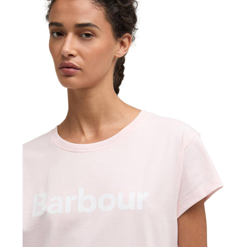 Barbour T-shirt mm T-shirt Donna Hartland con logo sul petto 8 P26-BARBOURLTS0717-PI37-8 - Francavilla Moda
