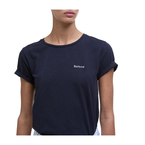 Barbour T-shirt T-shirt Donna Saltford a girocollo 8 P25 - BARBOURLTS0666 - NY73 - 8 - Francavilla Moda