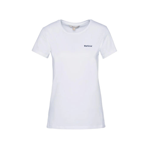 Barbour T-shirt T-shirt Donna Saltford a girocollo 8 P25 - BARBOURLTS0666 - WH11 - 8 - Francavilla Moda