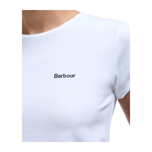 Barbour T-shirt T-shirt Donna Saltford a girocollo 8 P25 - BARBOURLTS0666 - WH11 - 8 - Francavilla Moda