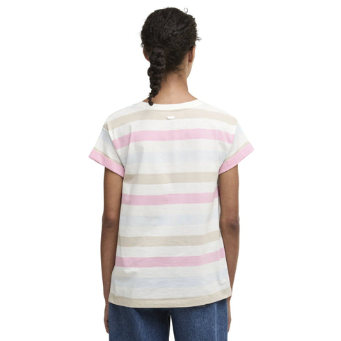 Barbour T-shirt mm T-shirt mm Donna Lyndale a righe 8 P26-BARBOURLML0759-BL21-8 - Francavilla Moda