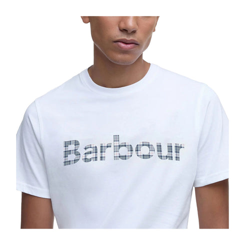 Barbour T-shirt T-shirt Uomo Kilnwick con stampa S P25 - BARBOURMTS1265 - WH52 - S - Francavilla Moda