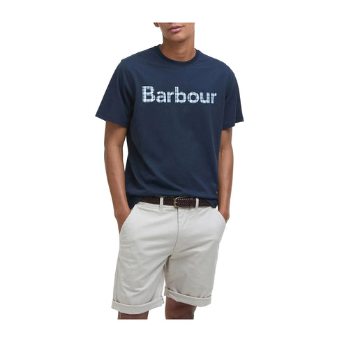 Barbour T-shirt T-shirt Uomo Kilnwick con stampa S P25 - BARBOURMTS1265 - NY91 - S - Francavilla Moda