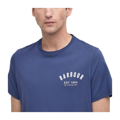 Barbour T-shirt T-shirt Uomo Preppy con stampa Ocean P25 - BARBOURMTS0502 - BU74 - S - Francavilla Moda