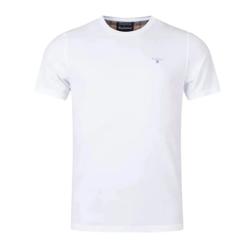 Barbour T-shirt T-shirt Uomo Tartan girocollo M P25 - BARBOURMTS0670 - WH11 - M - Francavilla Moda