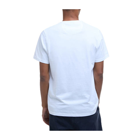 Barbour T-shirt T-shirt Uomo Thurford logo tartan S P25 - BARBOURMTS1275 - WH11 - S - Francavilla Moda