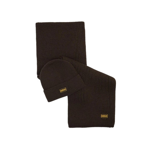 BARBOURINTERNATIONAL Gift box SAGE SET CAPPELLO + SCIARPA UNI - Francavilla Moda