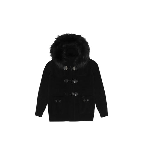 Bark Cappotto Cappotto Uomo in lana con alamari XXS A25 - BARK53B8001\C - BLACK - XXS - Francavilla Moda