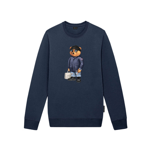 Baron Filou Felpa girocollo Felpa Uomo stampa The Autumn Trendsetter S - Francavilla Moda