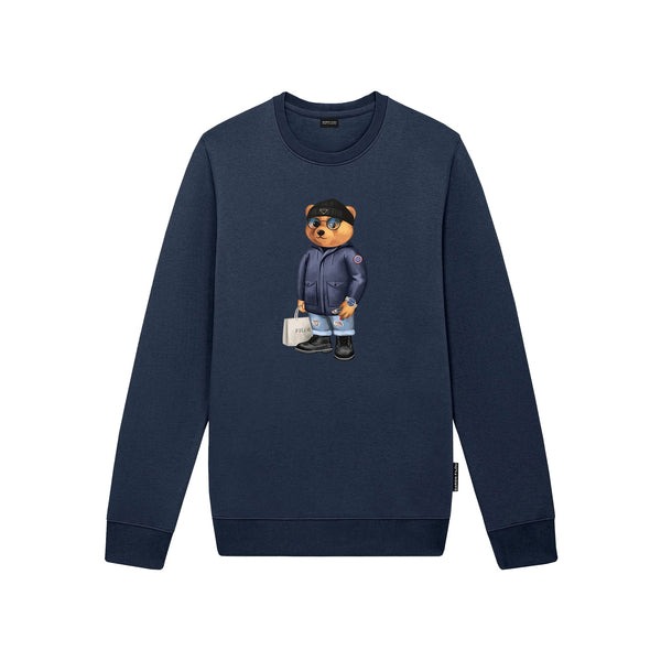 Baron Filou Felpa girocollo Felpa Uomo stampa The Autumn Trendsetter S - Francavilla Moda