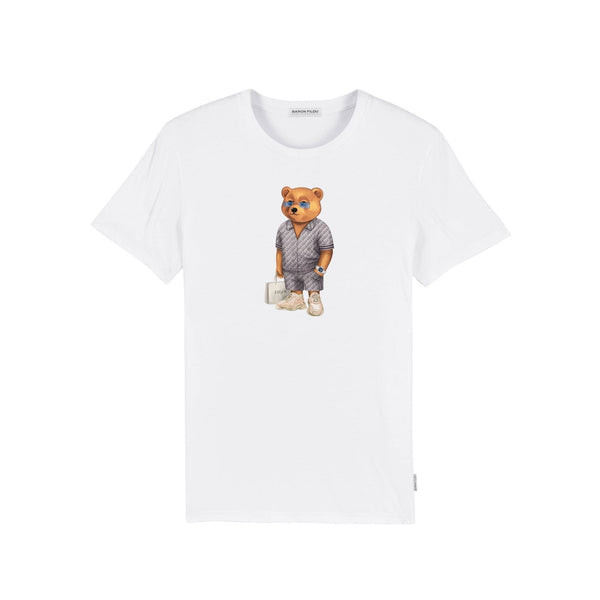 Baron Filou T-shirt T-shirt Uomo girocollo con stampa Bianco P24-BARON FILOUFIL78TS-WHITE-XS - Francavilla Moda