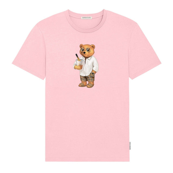 Baron Filou T-shirt T-shirt Uomo in cotone organico Rosa - Francavilla Moda