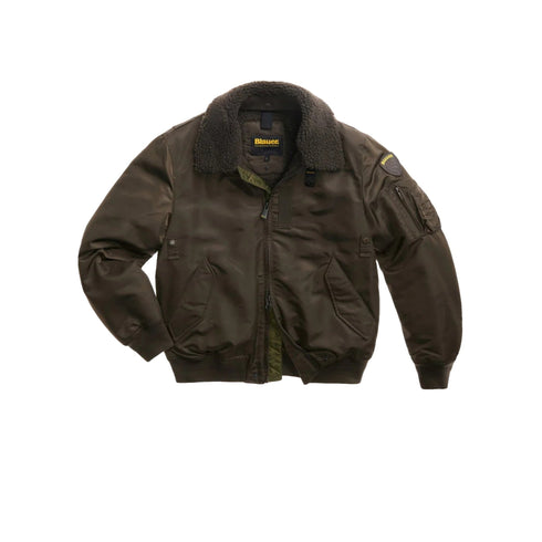 Blauer Bomber Bomber Uomo Marshall in nylon S A26-BLAUER26WBLUC02241-007280-382-S - Francavilla Moda