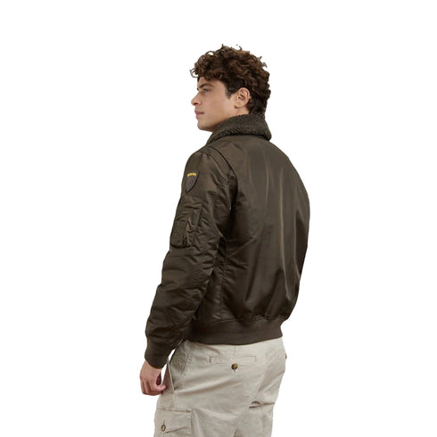 Blauer Bomber Bomber Uomo Marshall in nylon S A26-BLAUER26WBLUC02241-007280-382-S - Francavilla Moda
