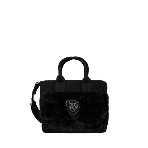 Blauer Borsa a mano Borsa Donna shopper con pelliccia UNI - Francavilla Moda