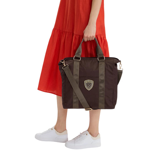 Blauer Shopper Borsa Shopper Donna con doppi manici e tracolla UNI P26-BLAUERS6SILVA01TWE-DKB-UNI - Francavilla Moda