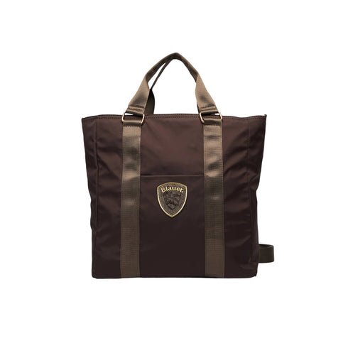 Blauer Shopper Borsa Shopper Donna con doppi manici e tracolla UNI P26-BLAUERS6SILVA01TWE-DKB-UNI - Francavilla Moda