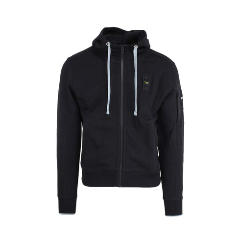 Blauer Felpa con zip Felpa Uomo Carditon con tasca M A25-BLAUERBLUF02184006948-999-M - Francavilla Moda