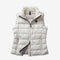 Blauer Piumino smanicato Gilet Donna in nylon con collo alto Bianco - Francavilla Moda