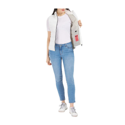 Blauer Gilet Gilet Donna Nancia imbottitura leggera Bianco - Francavilla Moda