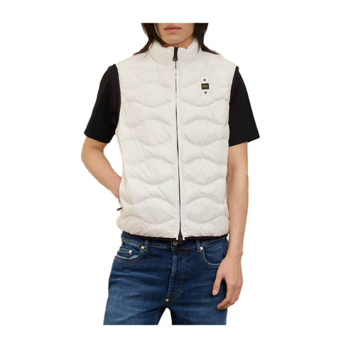 Blauer Piumino smanicato Gilet Uomo Dabby ondulato M P25 - BLAUERBLUX02230005958 - 100 - M - Francavilla Moda