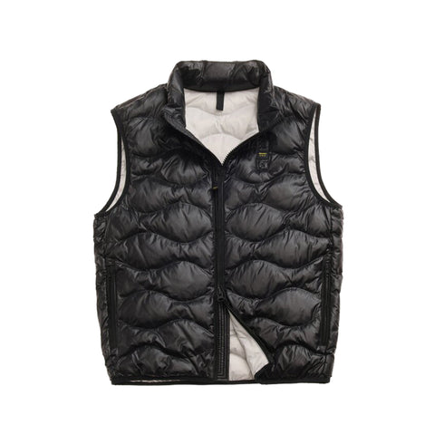 Blauer Piumino smanicato Gilet Uomo Dabby ondulato M P25 - BLAUERBLUX02230005958 - 999 - M - Francavilla Moda