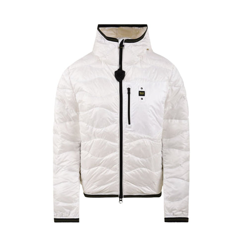 Blauer Piumino corto Giubbotto Uomo Wave con cappuccio M P26-BLAUERBLUC031776719-100-M - Francavilla Moda