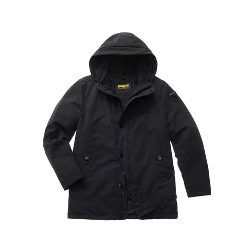 Blauer Parka corto Parka Uomo Chester con cappuccio Nero A24 - BLAUERBLUK03035005553 - 999 - M - Francavilla Moda