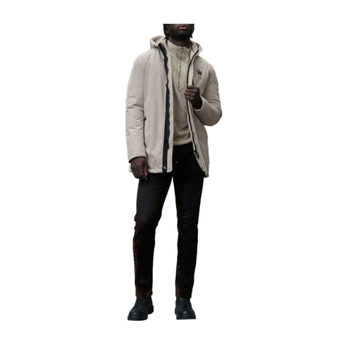 Blauer Parka corto Parka Uomo Chester con cappuccio Mastice A24 - BLAUERBLUK03035005553 - 301 - M - Francavilla Moda