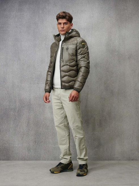 Blauer Piumino corto Piumino corto Uomo a onde Wave Roller Militare A24 - BLAUERBLUC03030006355 - 683 - M - Francavilla Moda