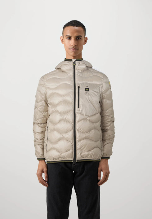 Blauer Piumino corto Piumino corto Uomo a onde Wave Roller Biscotto A24 - BLAUERBLUC03030006355 - 320 - M - Francavilla Moda