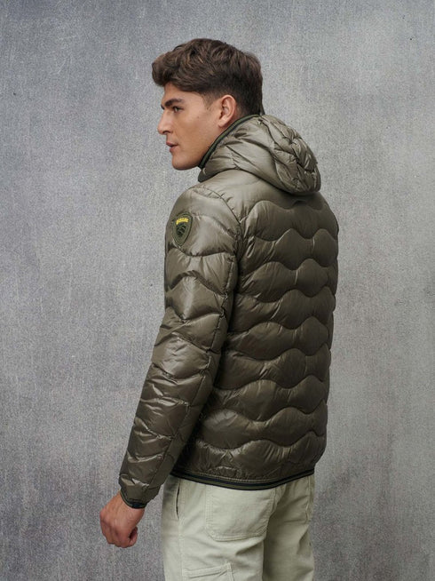 Blauer Piumino corto Piumino corto Uomo a onde Wave Roller Militare A24 - BLAUERBLUC03030006355 - 683 - M - Francavilla Moda