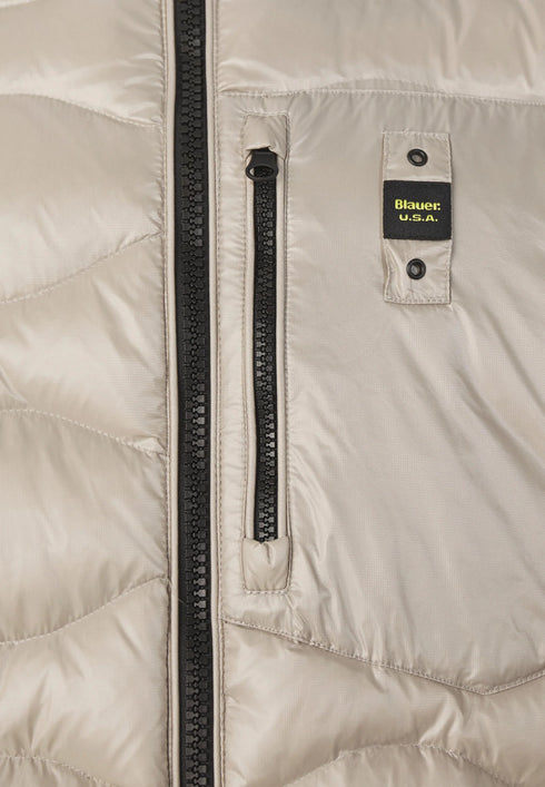 Blauer Piumino corto Piumino corto Uomo a onde Wave Roller Biscotto A24 - BLAUERBLUC03030006355 - 320 - M - Francavilla Moda