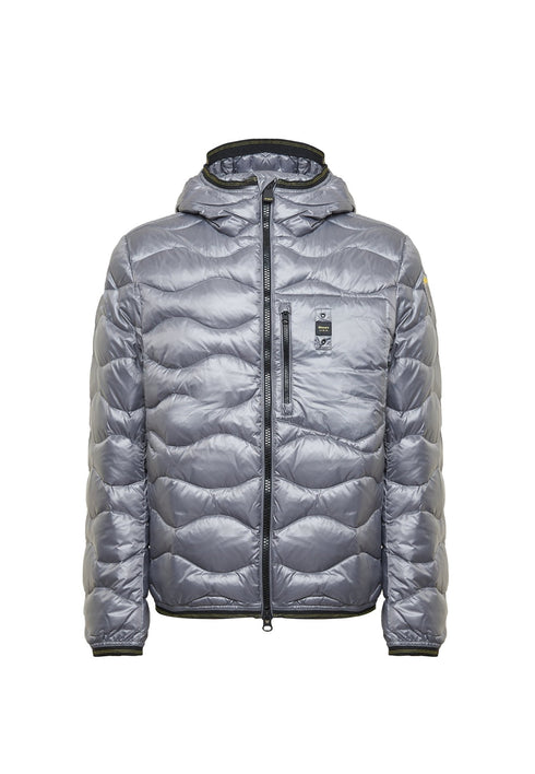 Blauer Piumino corto Piumino corto Uomo a onde Wave Roller Grigio scuro A24 - BLAUERBLUC03030006355 - 976 - S - Francavilla Moda