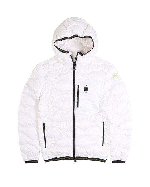 Blauer Piumino corto Piumino corto Uomo a onde Wave Roller Bianco A24 - BLAUERBLUC03030006355 - 100 - S - Francavilla Moda