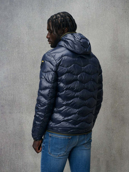 Blauer Piumino corto Piumino corto Uomo a onde Wave Roller Blu A24 - BLAUERBLUC03030006355 - 888 - S - Francavilla Moda