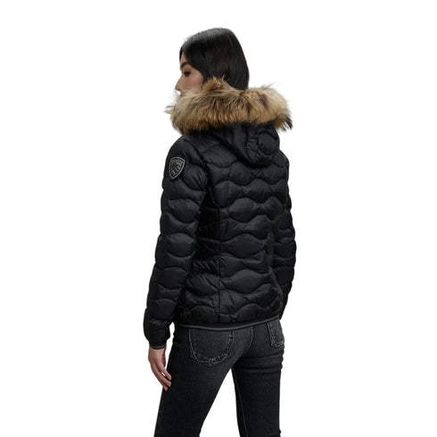 Blauer Piumino corto Piumino Donna Aldie con pelliccia XS A25 - BLAUER ABLDC03096\006047 - 999 - XS - Francavilla Moda