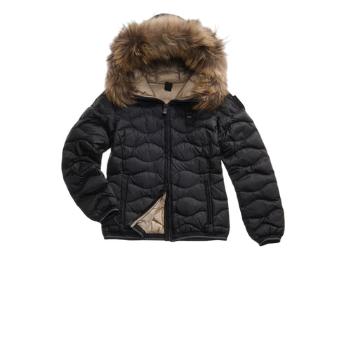 Blauer Piumino corto Piumino Donna Aldie con pelliccia XS A25 - BLAUER ABLDC03096\006047 - 999 - XS - Francavilla Moda