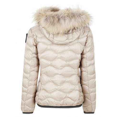 Blauer Piumino corto Piumino Donna Aldie con pelliccia S A25-BLAUER ABLDC03096\006047-301-S - Francavilla Moda