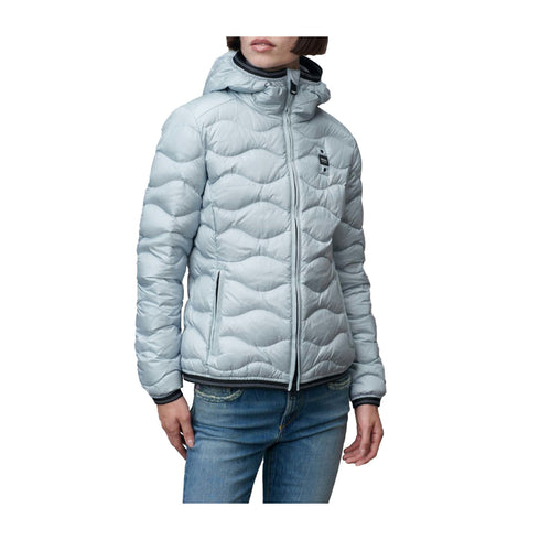 Blauer Piumino corto Piumino Donna Camelia Roller Celeste A24 - BLAUERBLDC03047006047 - 975 - XS - Francavilla Moda