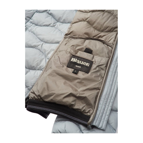 Blauer Piumino corto Piumino Donna Camelia Roller Celeste A24 - BLAUERBLDC03047006047 - 975 - XS - Francavilla Moda