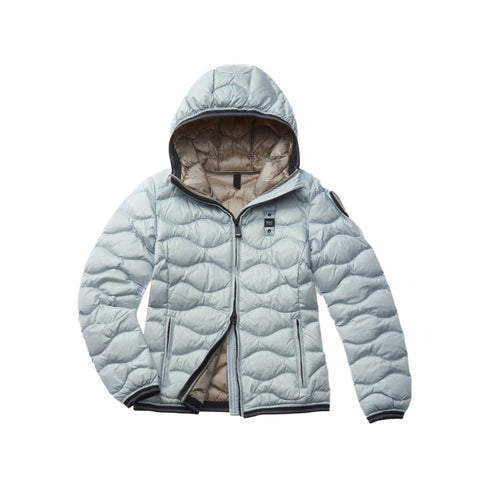 Blauer Piumino corto Piumino Donna Camelia Roller Celeste A24 - BLAUERBLDC03047006047 - 975 - XS - Francavilla Moda