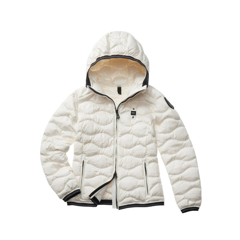 Blauer Piumino corto Piumino Donna Camelia Roller Bianco A24 - BLAUERBLDC03047006047 - 100 - XS - Francavilla Moda